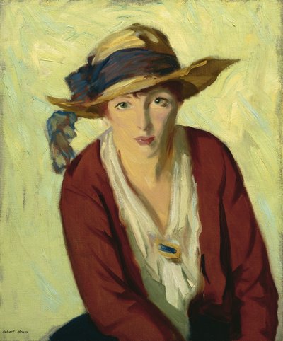 海滩帽，1914年 作者 Robert Cozad Henri